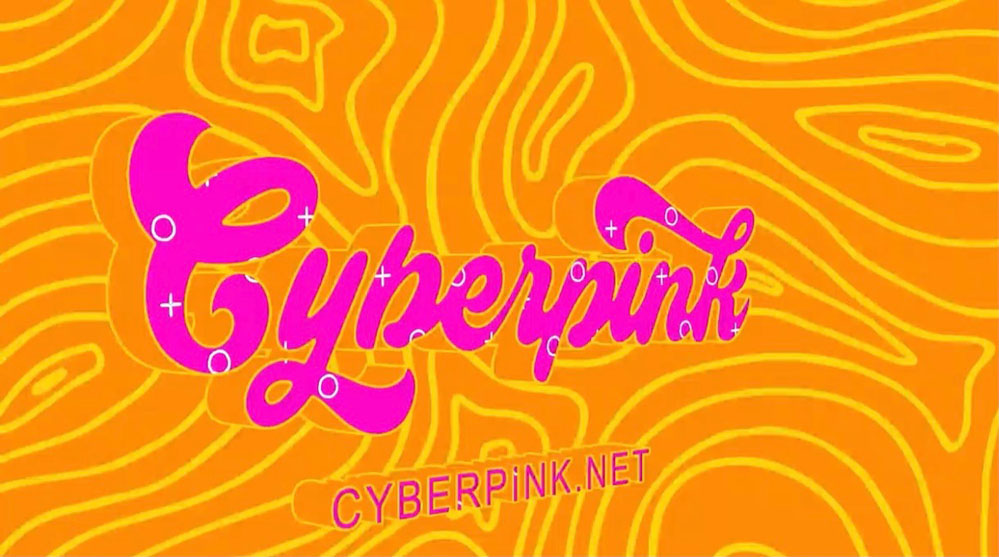 Cyberpink logo video trailer concept still-2