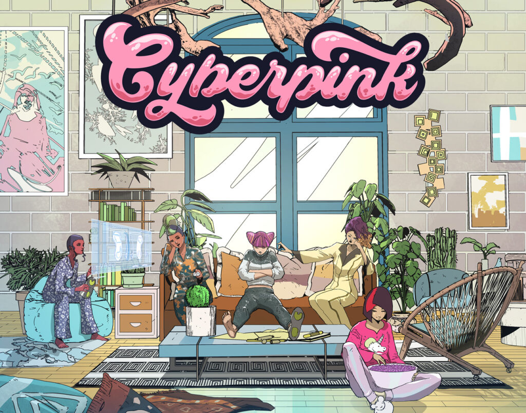 Lazy Sunday morning with the Cyberpink girls