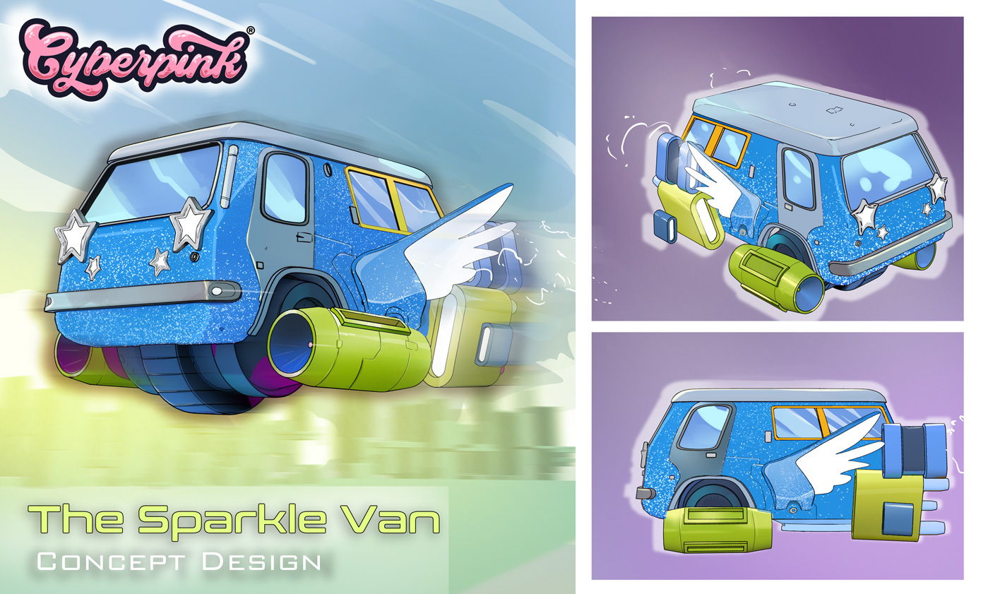 Cyberpink's Sparkle Van